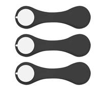 Clips pour Rideaux De Douche - 3 Supports Adhésifs Magnétiques Silicone | Fixation De Doublure De Salle De Bain | Organisateur De Protection Contre Les Éclaboussures Coupe-Vent, pour