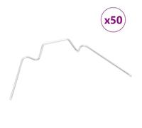 Clips pour serre 50 pcs type W acier galvanisé