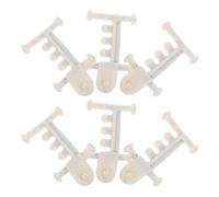 Clips pour Serre Pinces à poulie for serre, 6 pièces | Clip de ventilation Flexible for bouche de vent, fixation de verrouillage à Film sécurisé