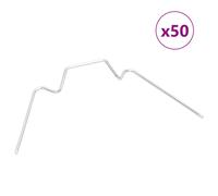 Clips pour serre 50 pcs type W acier galvanisé