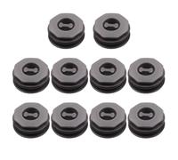 Clips pour tapis de sol de voiture, clips de panneau de voiture, 10 pièces de fixation antidérapantes, support rond pour tapis avec boucle rotative à double anneau pour sécuriser efficacement les