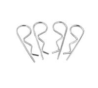 Clips R Goupilles de retenue Goupille de retenue, Goupille fendue à ressort en acier inoxydable 304 de forme ondulée M1 M1.2 M1.6 M1.8 M2 M2.5 M3 M3.5 M4 M5(M1.5x28mm 10pcs)
