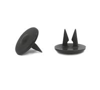 Clips Rapide Gris Anthracite/Noir/Vert de fixation pour Brise-vue sur Panneau de grillage rigide de 4 et 5 mm x 50 ou x 100 (100, Gris Anthracite)