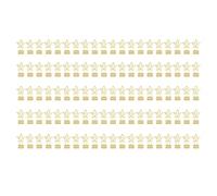 Clips Star Shape Paper Pinmps Hollow Long Tail Stationery Clip Gold Office School 100 PCS Migère