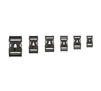 Clips Steckschnalle 15 Mm Single Adjust (Black) OS