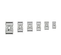 Clips Steckschnalle 15 Mm Single Adjust (Pebbles) OS