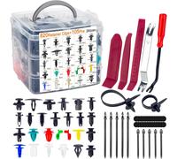 Clips Voiture 925pcs Rivet Clips Plastique Fixation Pour Auto Voitures Panneaux De Portes Garnissages De Portes Pare-Chocs Clips D'aile Clips Avec Boîte De Rangement Et 5pcs Outil De Démontage