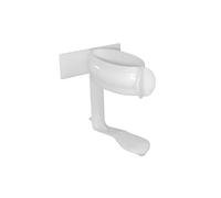 Clip'Too Support Pince Porte-Flacon pour Rangement des Produits de Douche Shampooings Gels Corporels Cosmétiques, Auto Adhésif sans Perçage (Blanc)