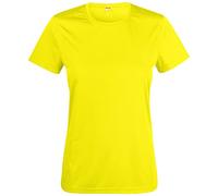 CliQue Basic Active-T T-Shirt, Visibilité Jaune, M Femme