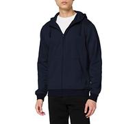 CliQue Basic Full Zip Hoody Sweat à Capuche, Bleu (Dark Navy 580), L Homme