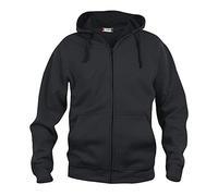 CliQue Basic Full Zip Hoody Sweat à Capuche, Noir (Black 99), XXXL Homme