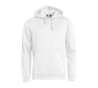 CliQue Basic Sweat à Capuche, Blanc, L Homme