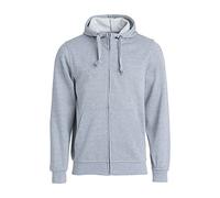 Clique Basic Full Zip Hoody Sweat à Capuche, Gris (Grey Melange 95), L Homme