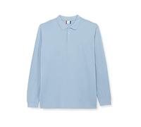 CliQue Classic Long Sleeve Polo, Blue (Light Blue), XXL Homme