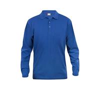 CliQue Classic Long Sleeve Polo, Blue (Royalblue), XXL Homme