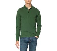 CliQue Classic Long Sleeve Polo, Green (Bottle Green), XXL Homme