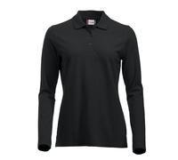 Clique - "Classic Marion" Polo pour femme manches longues UB500 (L) (Noir)