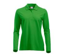Clique - "Classic Marion" Polo pour femme manches longues UB500 (S) (Vert pomme)