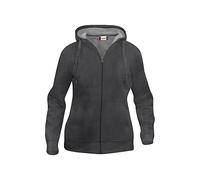 Clique Femme Pull À Capuche Zippé Pour Femme Sweatshirt, Anthracite Chiné., Xl