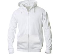 Clique - Hoodie "Basic" avec fermeture éclair sur toute la longueur pour homme UB102 (L) (Blanc)