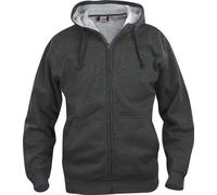 Clique - Hoodie "Basic" avec fermeture éclair sur toute la longueur pour hommes UB102 (3XL) (Anthracite chiné)