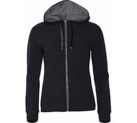Clique - Hoodie "Classic" avec fermeture éclair sur toute la longueur pour femme UB181 (XXL) (Noir)