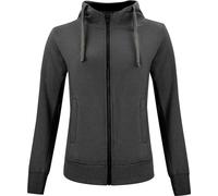 Clique - Hoodie "Classic" avec fermeture éclair sur toute la longueur pour femme UB639 (XL) (Anthracite)