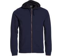 Clique - Hoodie "Classic" avec fermeture éclair sur toute la longueur pour homme UB169 (L) (Bleu marine foncé)
