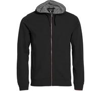 Clique - Hoodie "Classic" avec fermeture éclair sur toute la longueur pour hommes UB169 (3XL) (Noir)