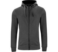 Clique - Hoodie "Classic" avec fermeture éclair sur toute la longueur pour hommes UB220 (5XL) (Anthracite chiné)