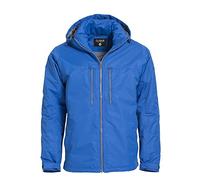 CLIQUE - Kingslake Veste veste automne hiver homme en polyester, anti-pluie, coupe-vent, capuche amovible, randonnée, randonnée, voyage, ski, montagne, Bleu royal., S