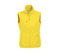 CliQue Ladies Softshell Vest Gilet Pull sans Manche, Jaune, L Femme