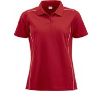 Clique - "New Alpena" Polo pour femme UB316 (S) (Rouge)