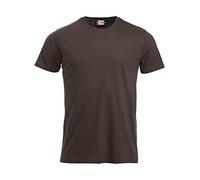 CliQue New Classic T-Shirt, Marron foncé (Mocca), S Homme