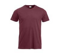 CliQue New Classic T-Shirt, Rouge (Bordeaux), S Homme