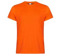 CliQue New Classic T-Shirt, Orange (Visibility Orange), M Homme