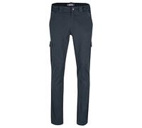 Clique - Pantalon unistagional élastique homme femme unisexe Cargo Pocket Stretch, en coton, poches latérales et arrière, patte zippée, Canne à fusil., L