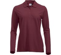 Clique - Polo à manches longues "Classic Marion" pour femme UB500 (XS) (Bourgogne)