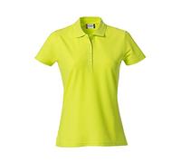 Clique - Polo chemise à manches mi-longues pour femme Basic Polo Ladies coupe ajustée avec boutons en coton pour le printemps/été en différentes couleurs et tailles (vert profond S)