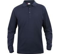 Clique - Polo "Classic Lincoln" pour hommes manches longues UB715 (M) (Bleu marine foncé)