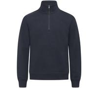 Clique - Pullover "Miami" avec fermeture éclair courte pour homme/femme unie UB1068 (XXL) (Bleu marine foncé)