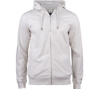 Clique - Sweat à capuche "Premium" avec fermeture éclair sur toute la longueur pour homme UB223 (L) (Naturel chiné)