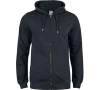 Clique - Sweat à capuche "Premium" avec fermeture éclair sur toute la longueur pour homme UB223 (XXL) (Noir)