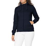 Clique Sweat à capuche zippé pour femme, Blau (Dark Navy), L