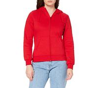 Clique Sweat à capuche zippé pour femme, rouge, S