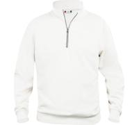 Clique - Sweat-shirt "Basic" avec demi-zip pour homme/femme unie UB173 (L) (Blanc)