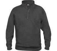 Clique - Sweat-shirt "Basic" avec demi-zip pour homme/femme unie UB173 (XL) (Anthracite chiné)