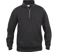 Clique - Sweat-shirt "Basic" avec demi-zip pour homme/femme unie UB173 (XXL) (Noir)