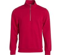 Clique - Sweat-shirt "Basic" avec demi-zip pour homme/femme unie UB173 (XXL) (Rouge)
