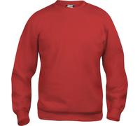 Clique - Sweat-shirt "Basic" col rond pour homme/femme unie UB177 (M) (Rouge)